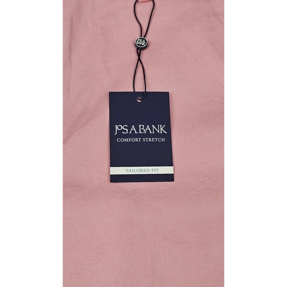 Jos. A. Bank Shorts Mens 42 Pink Tailored Fit Stretch Flat Front Golf Casual NWT